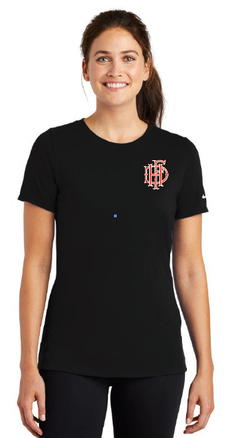 Hopkins Fire - Ladies Nike Tee - Black