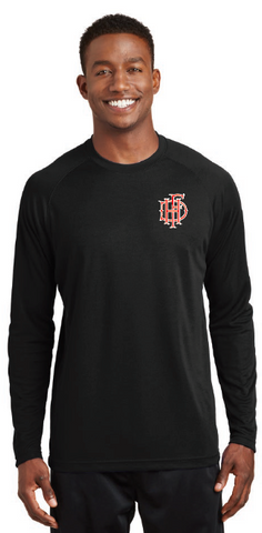 Hopkins Fire - Dry Zone Long Sleeve T-Shirt - Black