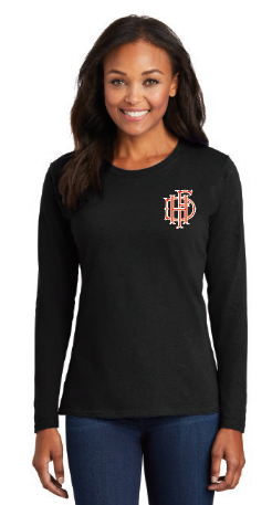 Hopkins Fire - Ladies Long Sleeve T-Shirt - Black