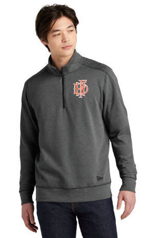 Hopkins Fire - Quarter Zip - Black Heather