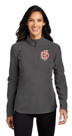 Hopkins Fire - Ladies 1/2 Zip - Grey Steel