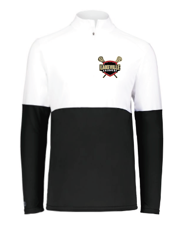 Lakeville YOUTH MOMENTUM TEAM 1/4 ZIP PULLOVER - Black/White