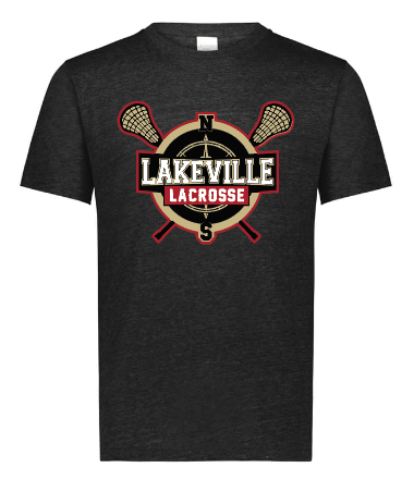 Lakeville ALL-DAY CORE BASIC TRI-BLEND TEE - Black Heather