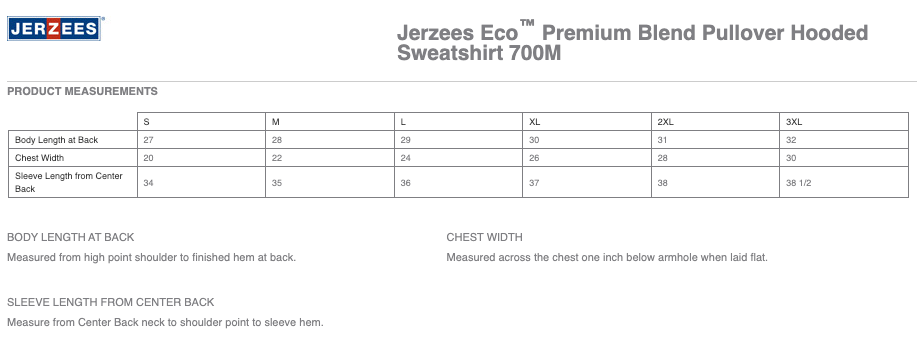 *GIRLS TEAM*  Mound Westonka Lacrosse Jerzees Eco™ Premium Blend Pullover Hooded Sweatshirt - White
