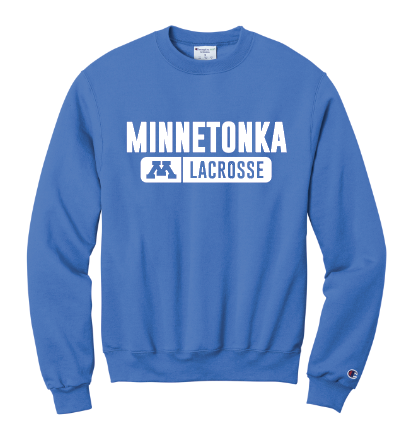Minnetonka Champion Powerblend Unisex Crewneck Sweatshirt - ROYAL