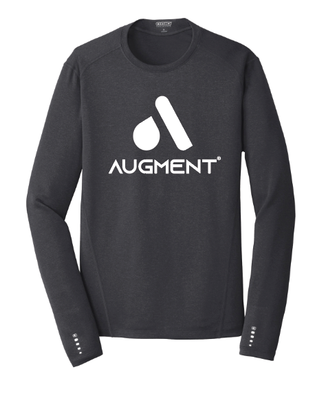 Augment Stacked OGIO® Long Sleeve Pulse Crew - BLACK