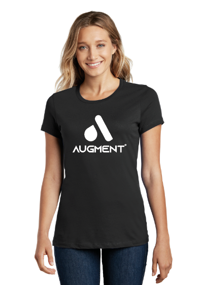 Augment Stacked District ® Women’s Perfect Weight ® Tee - BLACK