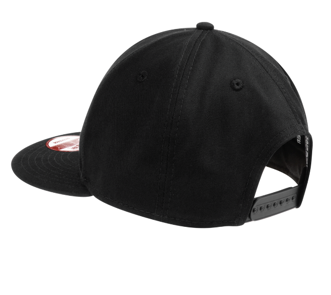 Augment New Era® - Flat Bill Snapback Cap - BLACK