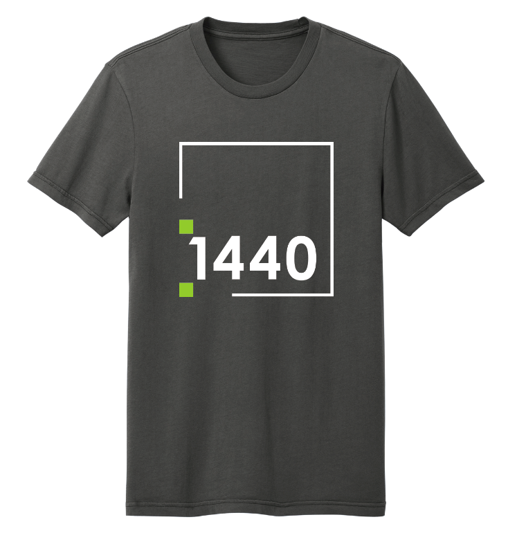 Fitness 1440 Square District Wash™ Tee - BLACK