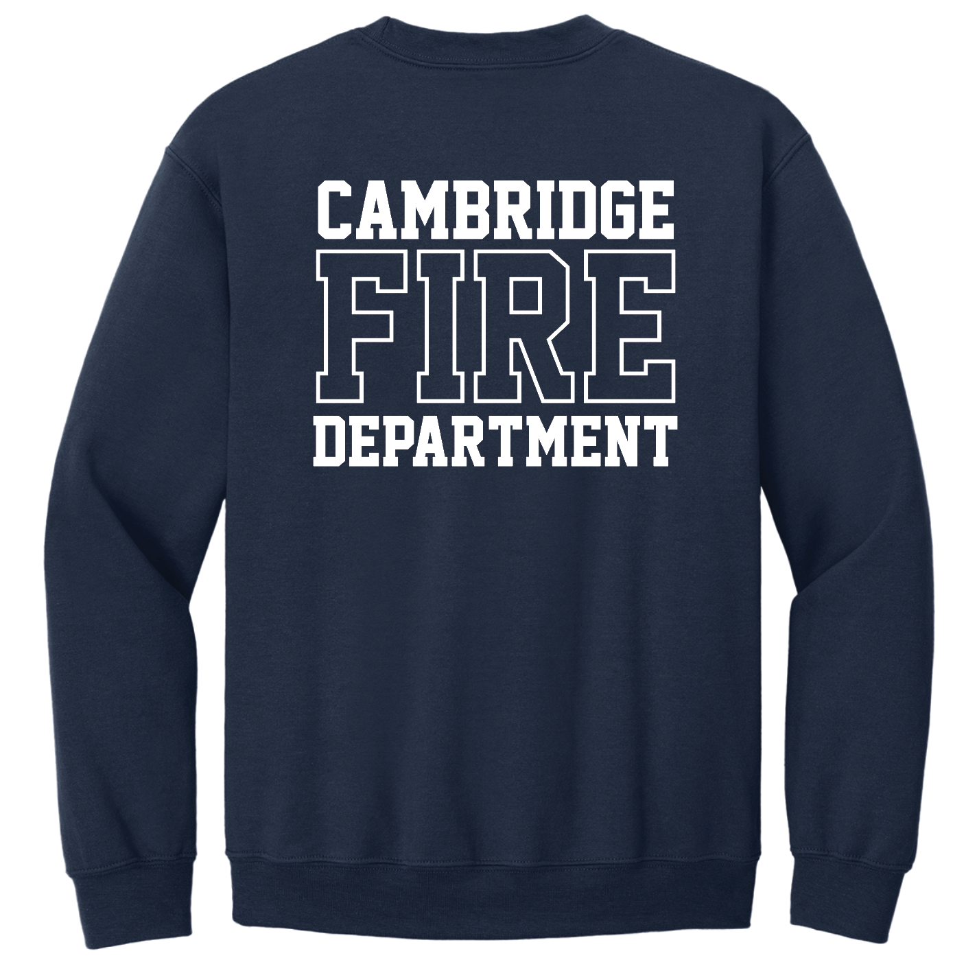 *FIREFIGHTERS ONLY* Cambridge Fire Heavy Blend™ Crewneck Sweatshirt - NAVY