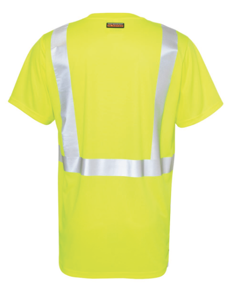 SLP Public Works Black Bottom Class 2 T-Shirt - LIME