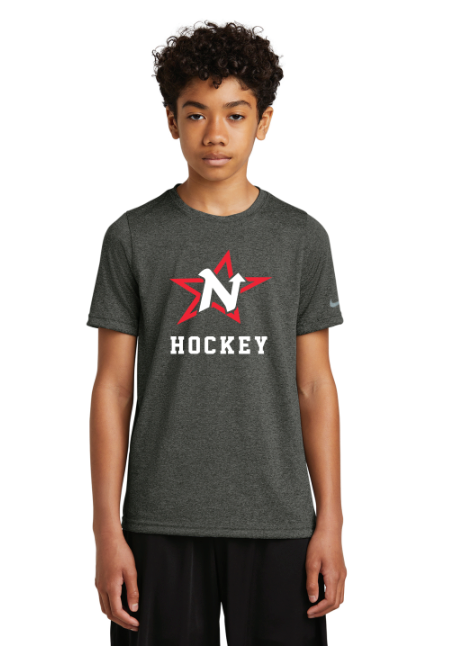 Duluth Northern Stars Nike Youth Swoosh Sleeve rLegend Tee - GREY