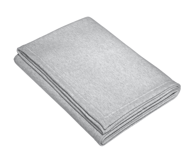 Carver Fire Port & Company® Core Fleece Blanket ATHLETIC HEATHER