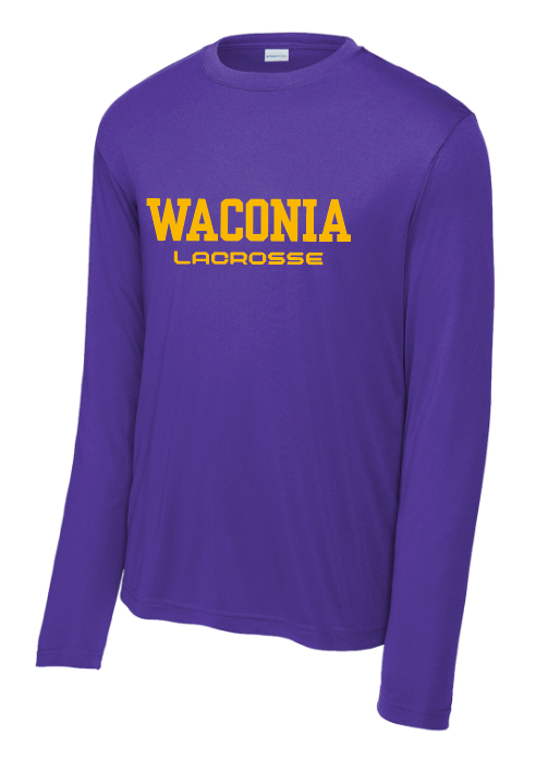 Waconia Lacrosse Sport-Tek® Long Sleeve PosiCharge® Competitor™ Tee - PURPLE