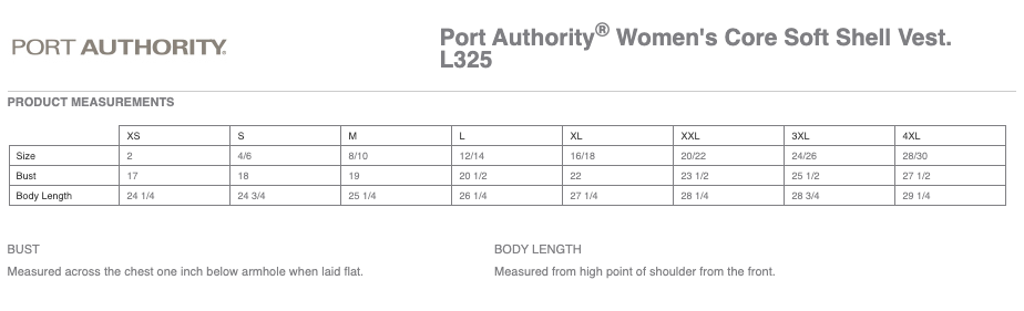 Waconia Lacrosse Port Authority® Women's Core Soft Shell Vest - WHITE