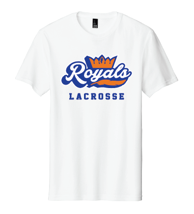 Hopkins Park Lacrosse Royals District ® The Concert Tee ® - WHITE (store #2)