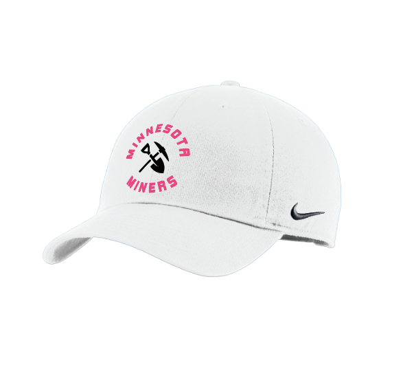 Minnesota Miners Nike Heritage Cotton Twill Cap - WHITE