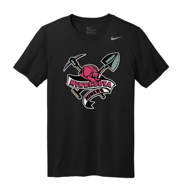 Minnesota Miners Nike Team rLegend Tee - BLACK