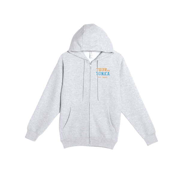 Tour de Tonka Lane Seven™ Premium Full-Zip Hooded Sweatshirt - HEATHER GREY