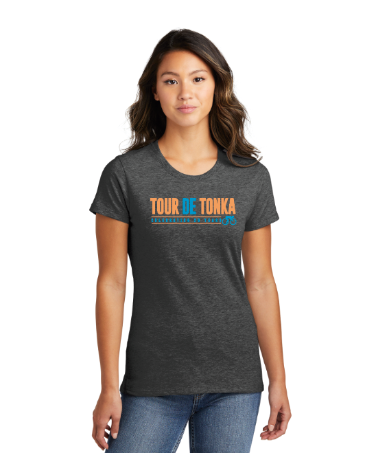 Tour de Tonka Port & Company® Women's Fan Favorite™ Tee - DARK HEATHER GREY