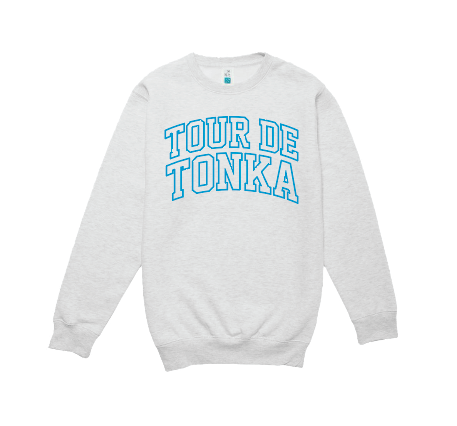 Tour de Tonka Lane Seven™ Varsity Premium Crewneck Sweatshirt - HEATHER GREY