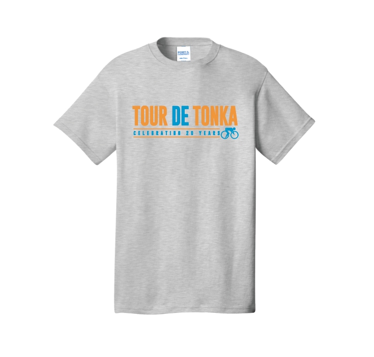 Tour de Tonka Port & Company® Core Cotton Tee - ASH GREY
