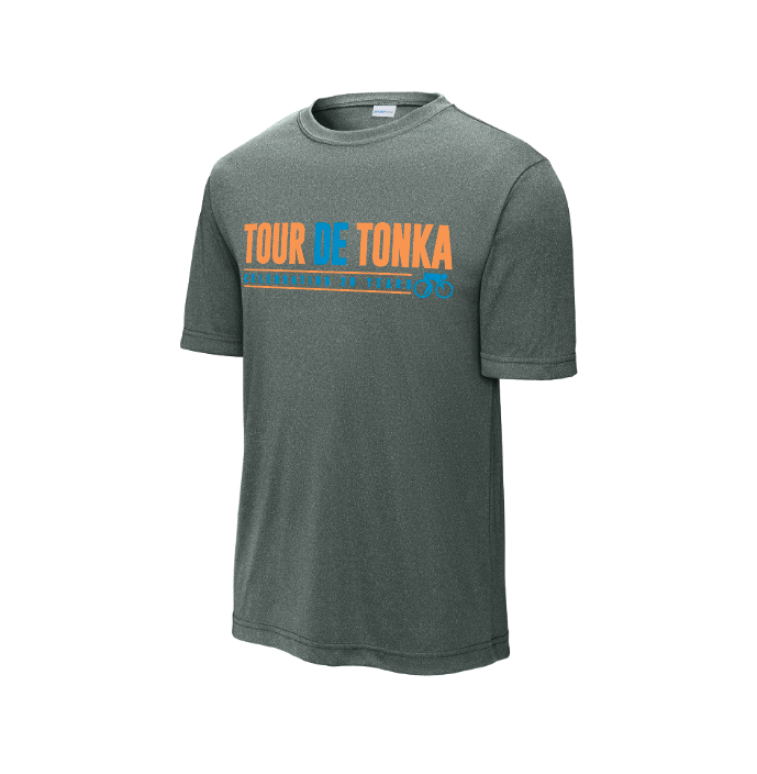 Tour de Tonka Sport-Tek® PosiCharge® Competitor™ Tee - GREY CONCRETE HEATHER