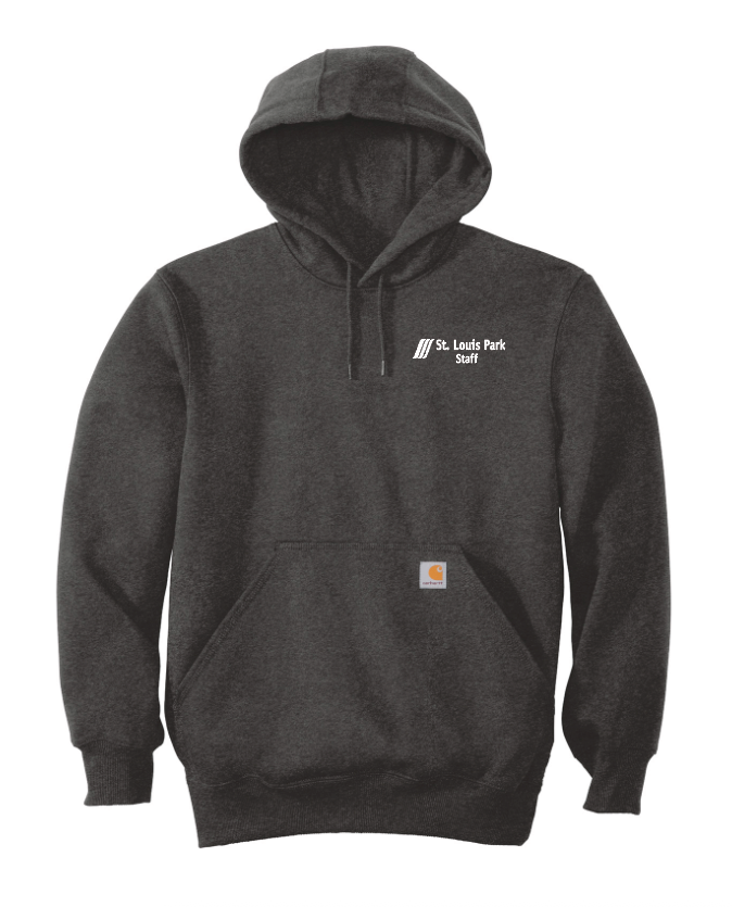 SLP Public Works Carhartt® Rain Defender® Paxton Heavyweight Hooded Sweatshirt - CARBON HEATHER