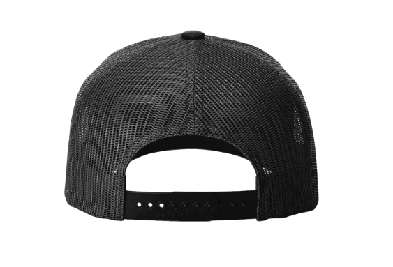 Duluth Northern Stars Hockey Richardson Five-Panel Trucker with Rope Cap - BLACK/WHITE
