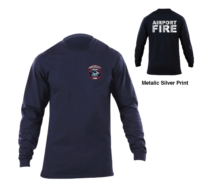 Airport Fire 5.11 Professional Long Sleeve Tshirt - DARK NAVY