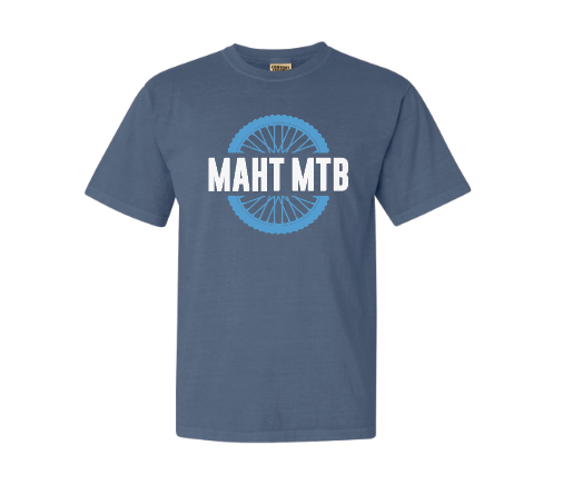Mahtomedi Bike Team Unisex COMFORT COLORS Garment-Dyed Heavyweight T-Shirt - BLUE JEAN