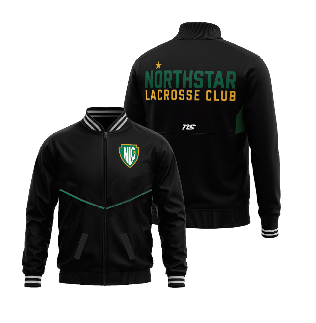 NLC Warm-Up Windbreaker Jacket - BLACK