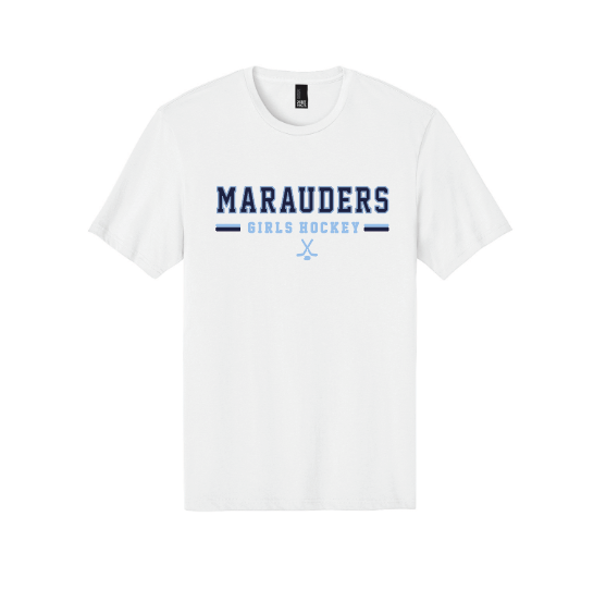 Roseville-Mahtomedi Adult District® Perfect Weight® Tee - WHITE