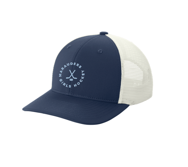 Roseville-Mahtomedi Sport-Tek® Club Trucker Cap - NAVY/WHITE