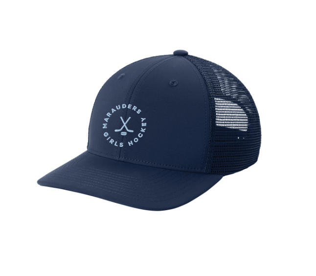 Roseville-Mahtomedi Sport-Tek® Club Trucker Cap - NAVY/NAVY