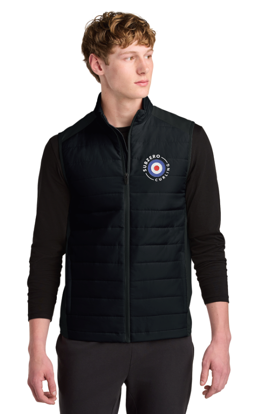 Subzero Curling Sport-Tek® Teknical Hybrid Vest - BLACK