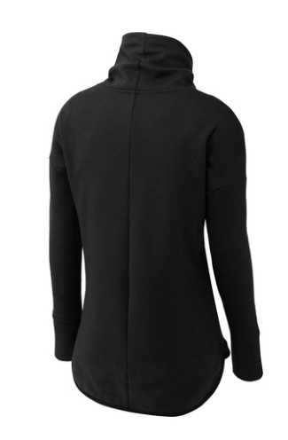 Subzero Curling Sport-Tek® Women's Triumph Cowl Neck Pullover - BLACK