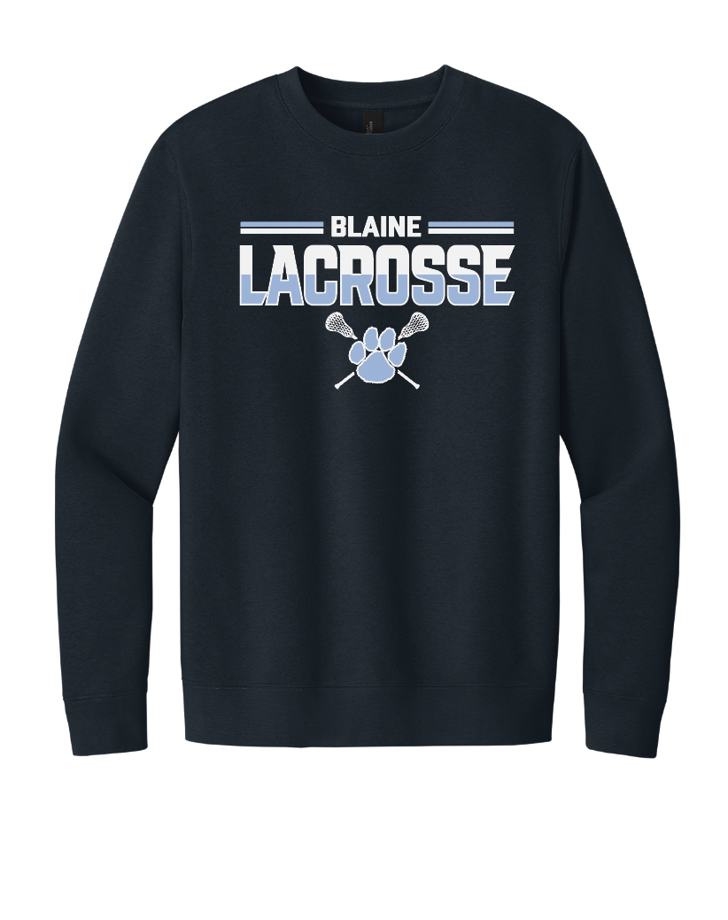 Blaine Lacrosse District® V.I.T.™ Fleece Crew - NAVY