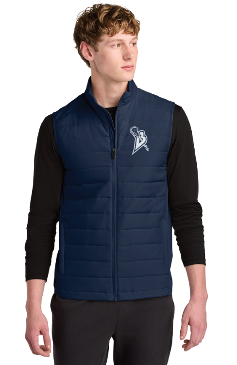 Blaine Lacrosse Sport-Tek® Teknical Hybrid Vest - NAVY