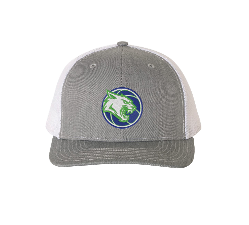 Eagan Basketball Trucker Cap - HEATHER GREY/WHITE