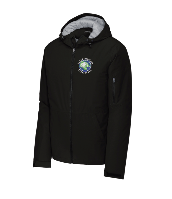 Eagan Basketball Sport-Tek® Waterproof Insulated Jacket - BLACK