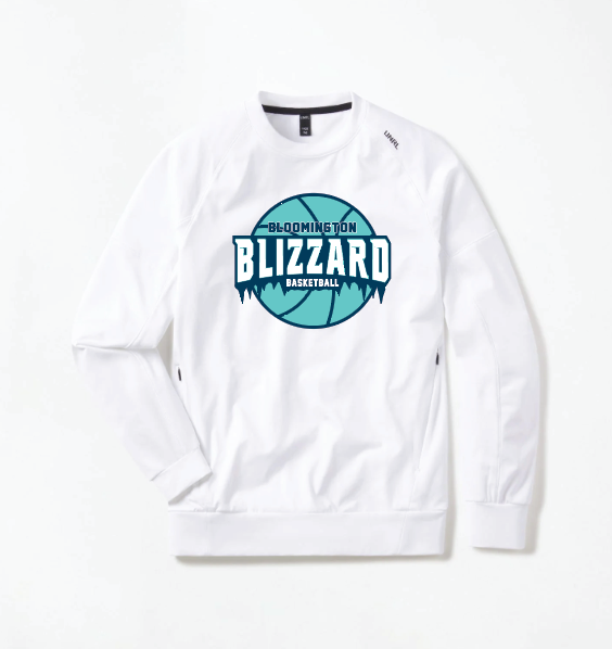 Bloomington Basketball UNRL™ Crossover Crewneck - WHITE