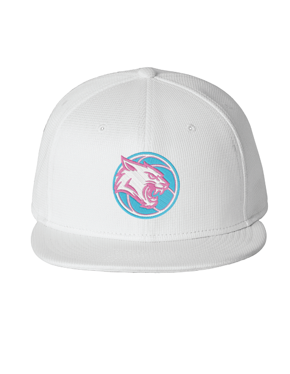 Eagan Basketball New Era® Pivot Flat Bill Snapback Cap - WHITE