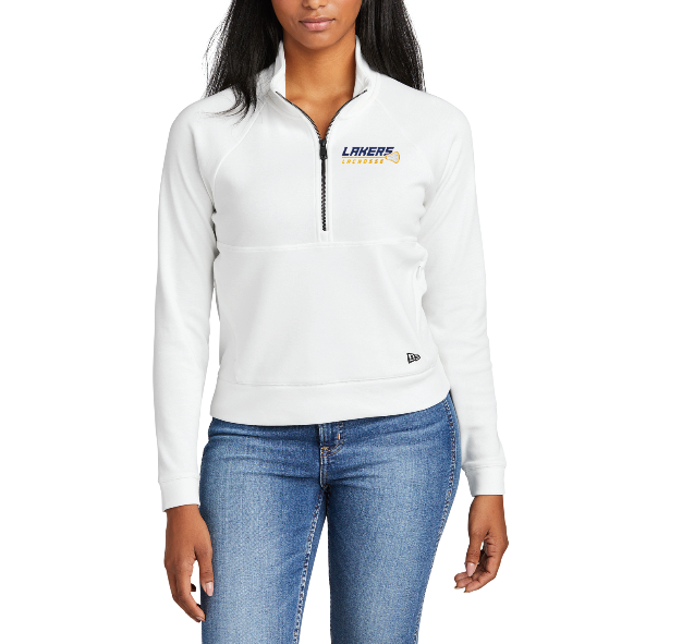 Prior Lake Lacrosse New Era® Women's STS 1/2-Zip - WHITE
