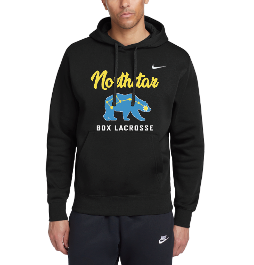 NLC Nike Club Fleece Pullover Hoodie - BLACK