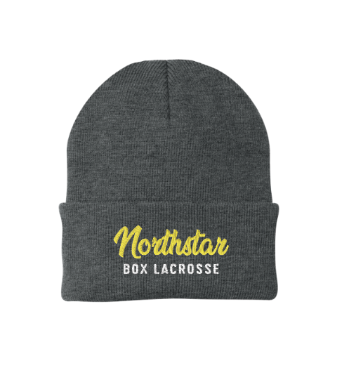 NLC Port & Co™ Knit Cap - ATHLETIC OXFORD