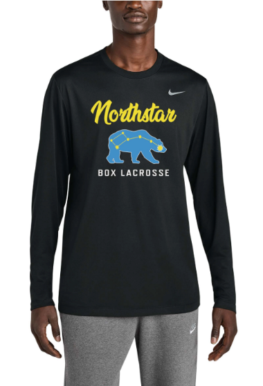 NLC Nike Team rLegend Long Sleeve Tee - BLACK