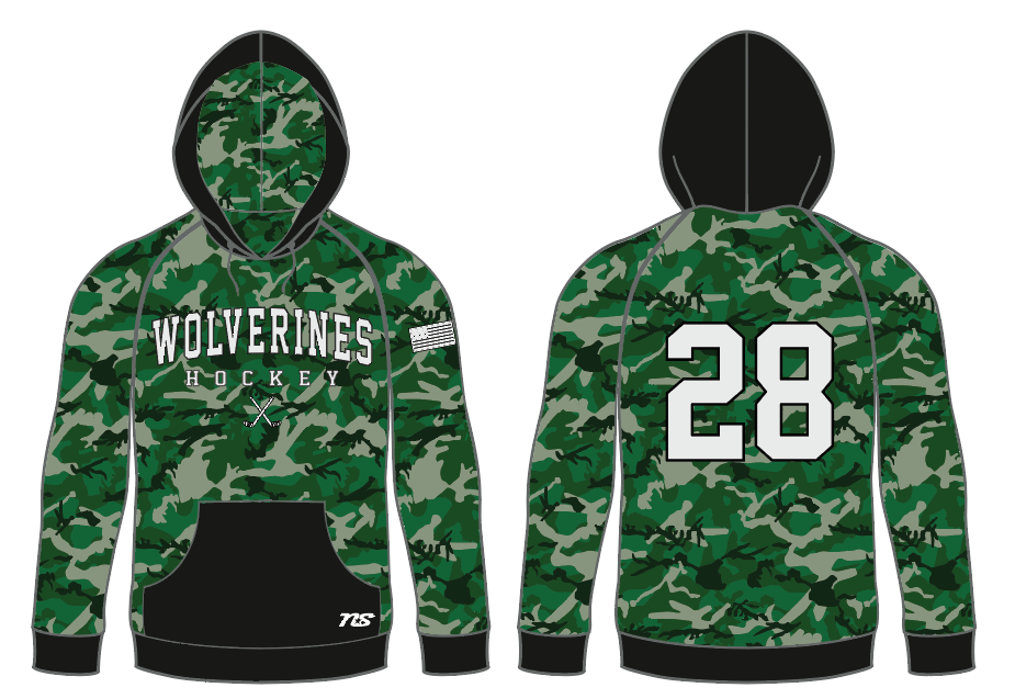 Rock Ridge Hockey Sublimated Hoodie - CAMO