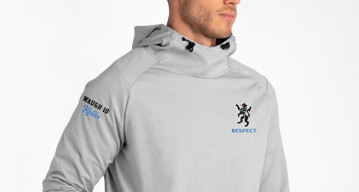 Keliix Soccer Team UNRL™ Crossover Hoodie - HEATHER GREY