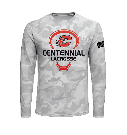 Centennial Lacrosse Sublimated Long sleeve - White Camo